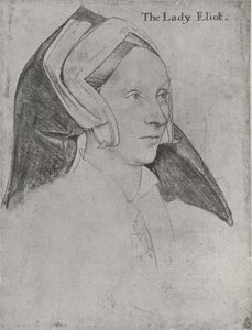 Margaret, Lady Elyot, c1532-1534 1945 av Hans Holbein der Jüngere