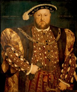 Porträtt av Henrik VIII, 49 år gammal