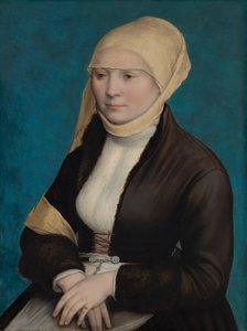 Porträtt av en kvinna från södra Tyskland, ca 1520-1525 av Hans Holbein der Jüngere