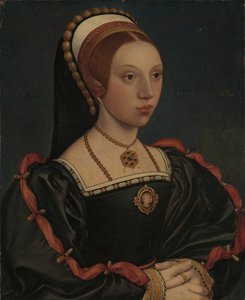 Porträtt av en ung kvinna Catherine Howard, ca. 1540-1545