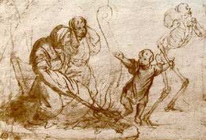 Studie för barnet i Dödsdansen, 1913 av Hans Holbein der Jüngere