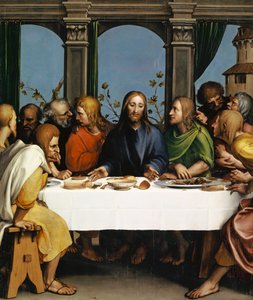Den sista måltiden, c.1527 av Hans Holbein der Jüngere