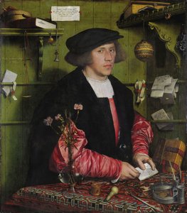 Köpmannen Georg Gisze av Hans Holbein the Younger