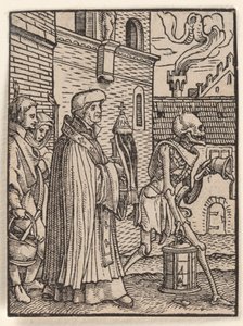 Prästen, ur ”Dödsdansen” av Hans Holbein the Younger