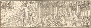 Trafik i avlat av Hans Holbein der Jüngere