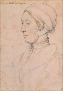 Okänd Lady Anne Boleyn, 1536 av Hans Holbein der Jüngere