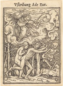 Vßtribung Ade Eue av Hans Holbein der Jüngere