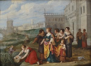 Upptäckten av Moses av Hans Jordaens III