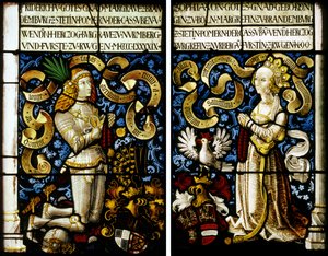 Markgreve Fredrik av Brandenburg-Ansbach 1460–1536 och hans hustru Sophia Jagiellon 1464–1512, 149 av Hans Kamberger