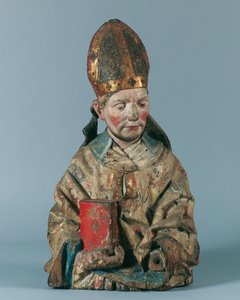 halvfigur av St. biskop av Hans Klocker (Umkreis)