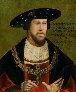 Porträtt av kung Ludvig II av Ungern (1506-1526)