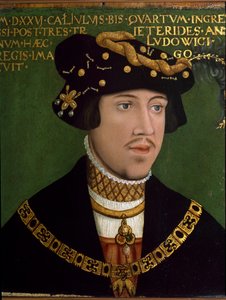 Porträtt av Ludvig II av Ungern