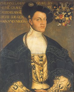 Porträtt av den hessiske landgreven Filip I
 (1504-1567)
Alternativ titel: Porträtt av Philipp von Hessen eller Philipp der Großmütige von Hessen