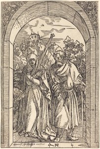 Mater Dolorosa och Saint Joseph av Hans Leonard Schaufelein