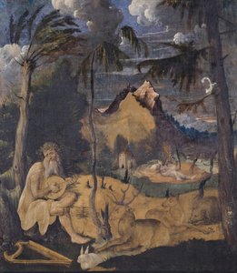 Orpheus Among the Animals, 1519 (tempera på duk) av Hans Leu