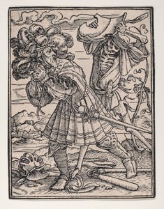 Greven, från Dödsdansen, ca. 1526, utgiven 1538.