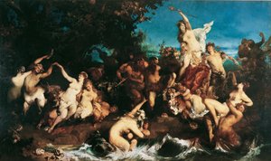 Bacchus och Ariadne av Hans Makart