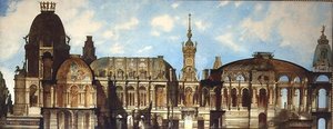 Design för ett arkitektoniskt projekt av Hans Makart