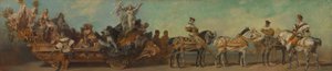 Skiss till paraden 1879 – Gruvdriften av Hans Makart