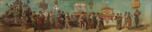 Förslag till festtåget 1879 - Krukmakarna och glasmästarna av Hans Makart