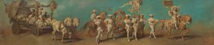 Utkast till festtåget 1879 - Mjölnarna och bagarna av Hans Makart