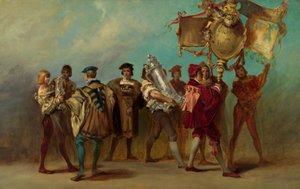 Förslag till festtåget 1879 - gravörer och bronsgjutare av Hans Makart