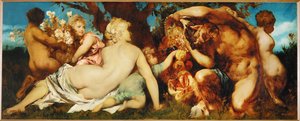 Skörda ... (målning på duk) av Hans Makart
