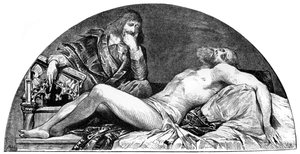 Joseph Ribera, spansk konstnär verksam i Italien, c1880-1882. av Hans Makart