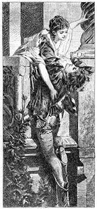 Romeo och Julia, c1880-1882 av Hans Makart