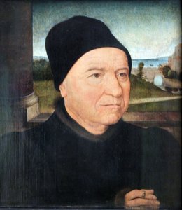 Porträtt av en gammal man av Hans Memling