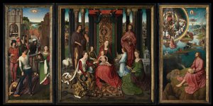 Triptyk av Johannes Döparen och Sankt Johannes evangelisten
