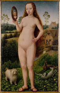 Fåfänga, central panel från Triptych of Earthly Vanity and Divine Salvation, c.1485