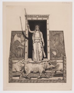 Circe förvandlar Odysseus män till grisar