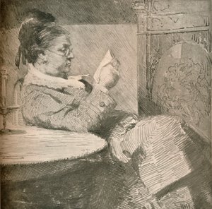 Porträtt av konstnärens mamma, c1912