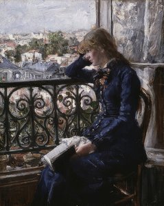 Vid fönstret. 1881