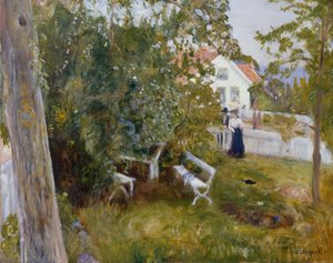 Sommarlandskap av Hans Olaf Heyerdahl