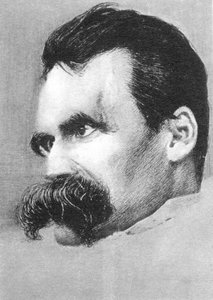 Friedrich Wilhelm Nietzsche, tysk filosof och författare av Hans Olde