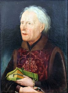 Porträtt av kanikgreven Georg av Löwenstein av Hans Pleydenwurff