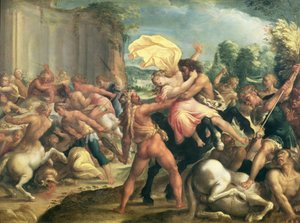 Hercules, Deianeira och kentauren Eurytion, ca 1600
