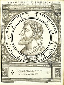 Leo I, illustration från "De romerska kejsarna i hela öst och väst"