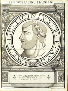 Licinius I, illustration från 