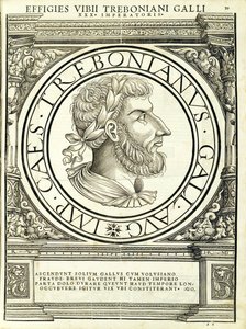 Trebonianus Gallus, illustration från 