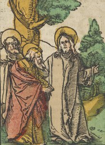 Kristus talar med lärjungarna, 5, från Das Plenarium, 1517. av Hans Schäufelein the Elder