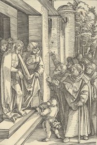 Se mannen, från spegeln av vår Herre Jesu Kristi passion, 1507 av Hans Schäufelein the Elder