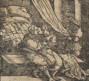 Ghismonda, Guiscardo och prinsen av Salerno, från The Decameron, före 1534.