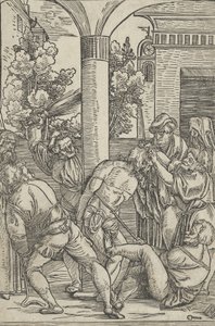 The Flagellation, från The Life of Christ, ca. 1511-12. av Hans Schäufelein the Elder