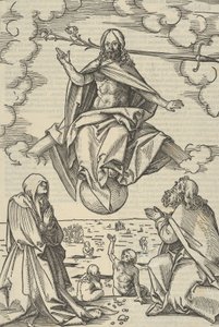 Den sista domen, från spegeln av vår Herre Jesu Kristi passion, 1507. av Hans Schäufelein the Elder