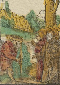 Liknelsen om arbetarna i vingården, från Das Plenarium, 1517. av Hans Schäufelein the Elder