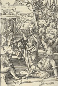 Uppståndelsen, från spegeln av vår Herre Jesu Kristi passion, 1507. av Hans Schäufelein the Elder