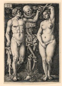 Adam och Eva av Hans Sebald Beham